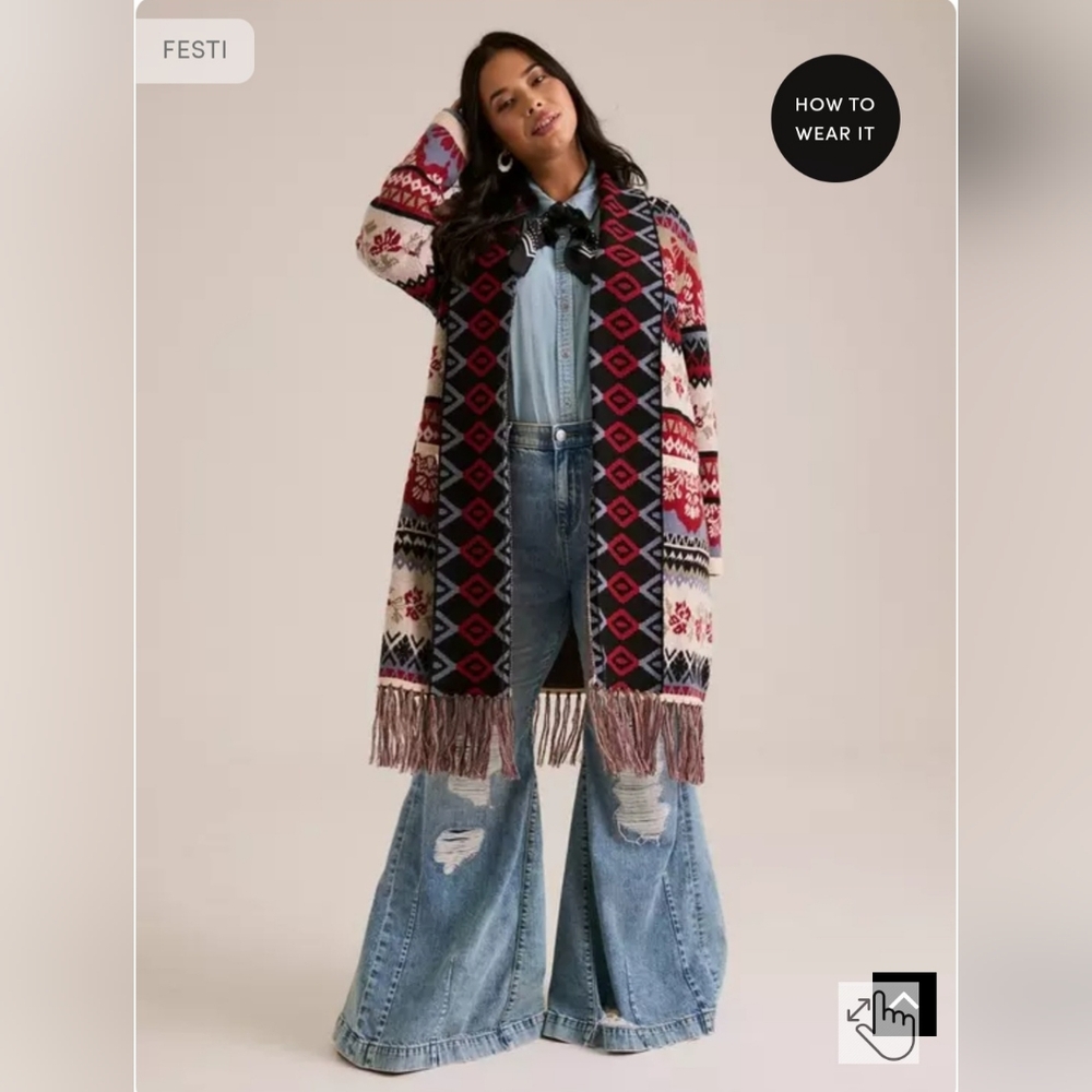 Torrid Festi  Long Cardigan Sweater - Picture 2 of 6